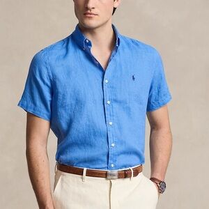 Polo Classic Fit Linen Shirt NWT